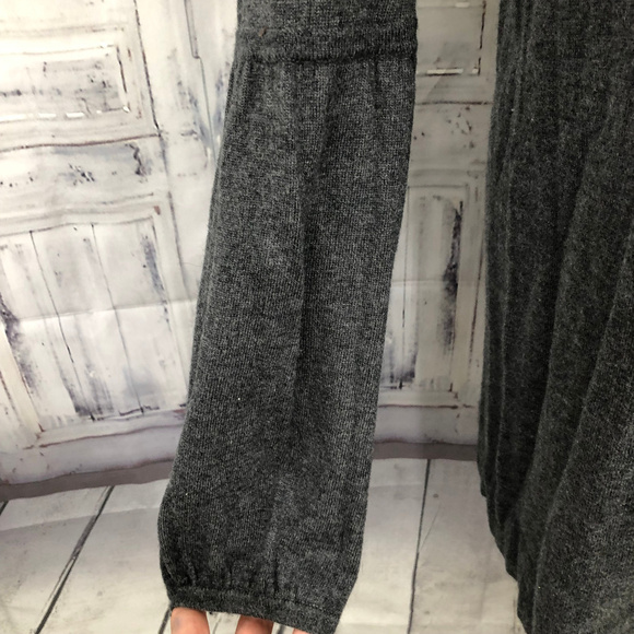 SPRING & MERCER Gray Cashmere Pullover Sweater Med - Picture 3 of 8